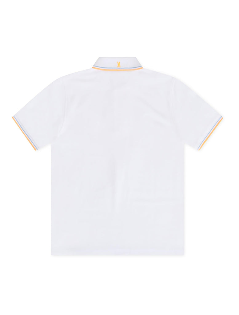Psycho Bunny Wasterlo Pique Polo - White