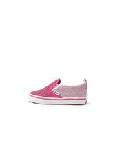 Load image into Gallery viewer, Vans (TD) Slip On V - Glitter Raspberry