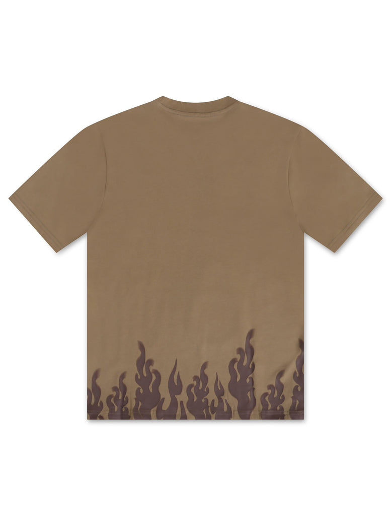 Bkys Rockstar Oversized Tee - Brown