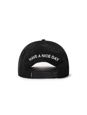 Market Studios Badge 6 Panel Hat - Black
