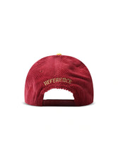 Load image into Gallery viewer, Reference Paradise La Corduroy Hat - Burgundy/Yellow