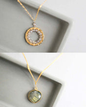 Load image into Gallery viewer, Labradorite Layering Necklaces