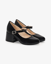 Load image into Gallery viewer, Patent Mary Jane Girls Block Heel