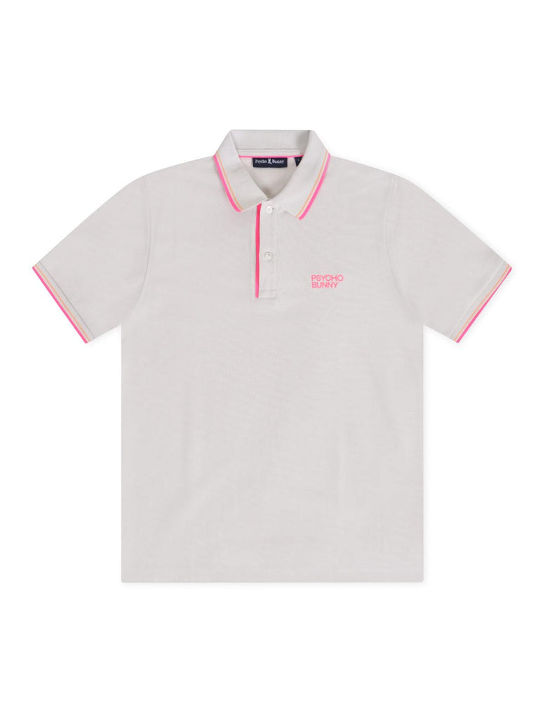 Psycho Bunny Wasterlo Pique Polo - Natural Linen