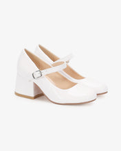 Load image into Gallery viewer, Patent Mary Jane Girls Block Heel