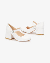 Load image into Gallery viewer, Patent Mary Jane Girls Block Heel