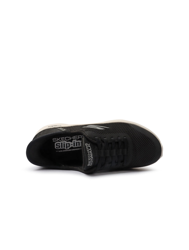 Skechers Womens Go Walk Flex Grand Entry - Black/White