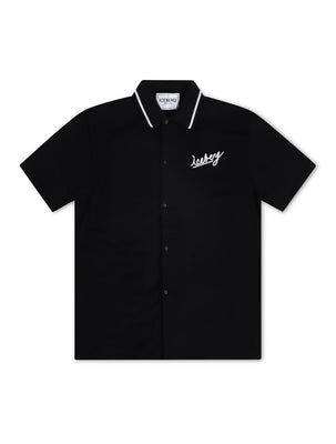 Iceberg Knitted Polo Shirt - Black