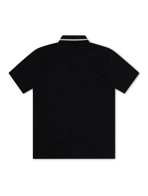 Iceberg Knitted Polo Shirt - Black