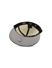 Load image into Gallery viewer, New Era 5950 Dodgers Upside Down LA World Series Hat - Chrome/Green