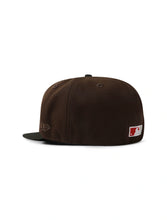 Load image into Gallery viewer, New Era 5950 Dodgers Glow in the Dark Hat - Brown/Black