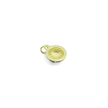 Load image into Gallery viewer, Black White Enamel Soccer Shape Pendant, sku#F1354
