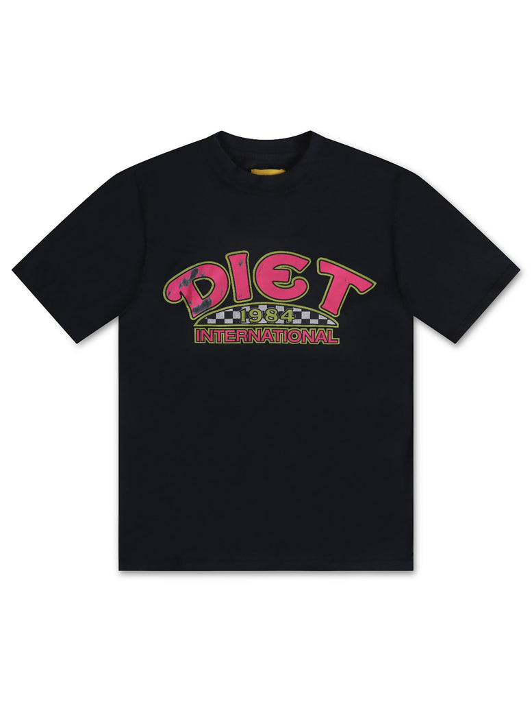 Diet Starts Monday  International Tee - Vintage Black