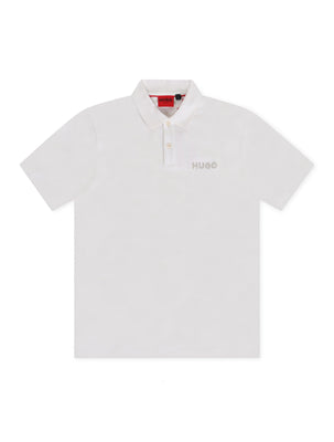 Hugo Drocholo Regular Fit Polo - Cream