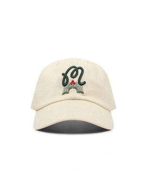 Malbon Mistleflow Dad Hat - Ivory