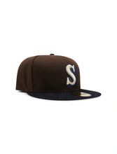 Load image into Gallery viewer, New Era 5950 Seattle Mariners Hat - Walnut