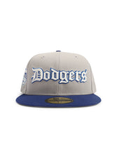 Load image into Gallery viewer, New Era 5950 Dodgers Champions Script Hat - Grey