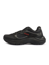 Load image into Gallery viewer, Hugo Boss Mens Trainers Leather Mesh - Black