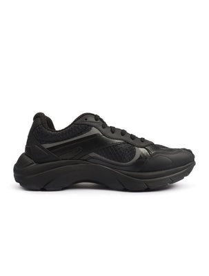 Hugo Boss Mens Trainers Leather Mesh - Black