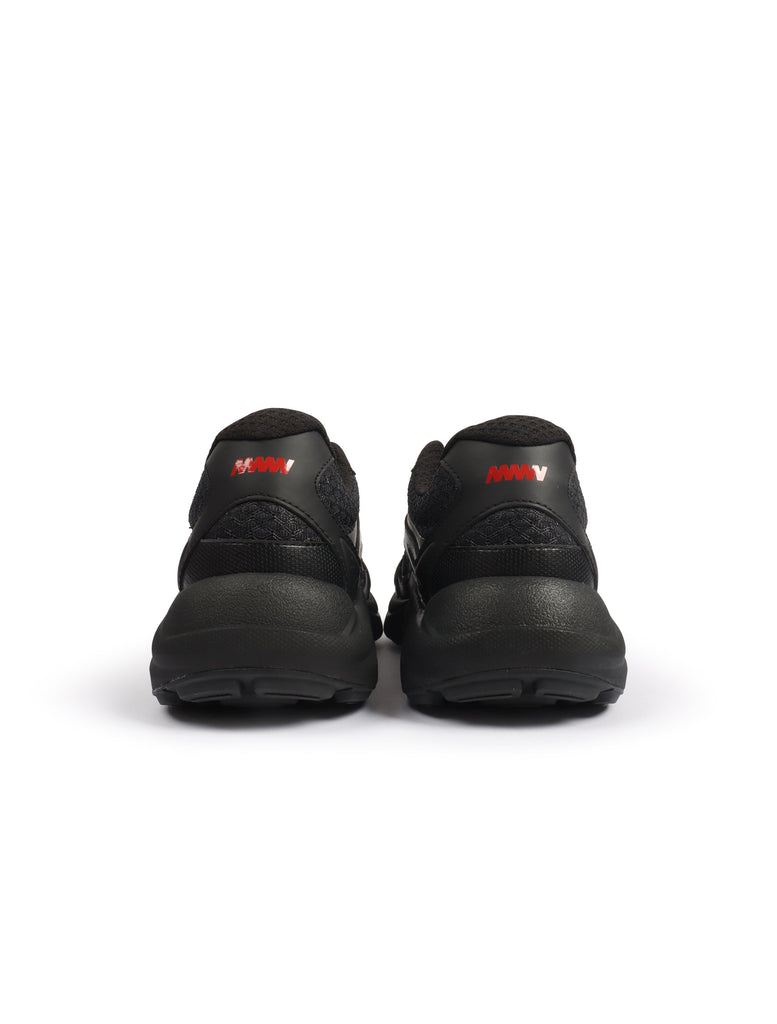 Hugo Boss Mens Trainers Leather Mesh - Black