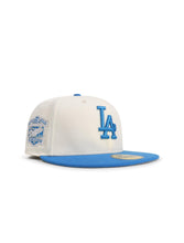 Load image into Gallery viewer, New Era 5950 Dodgers 40Th Anniversary Hat - Chrome/Southwest Blue
