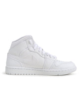 Load image into Gallery viewer, Air Jordan Mens 1 Mid - Triple White