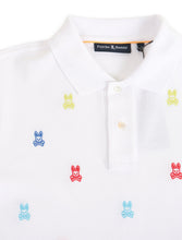 Load image into Gallery viewer, Psycho Bunny Bonham Pique Polo - White