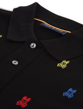 Load image into Gallery viewer, Psycho Bunny Bonham Pique Polo - Black