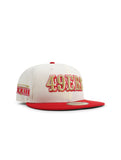 New Era 5950 San Francisco 49ers XXIII Super Bowl Patch Hat - Chrome/Red