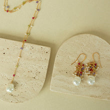 Load image into Gallery viewer, Pearl Gossamer Earrings