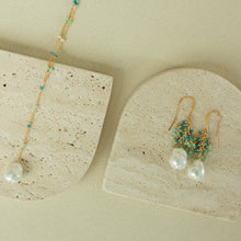 Load image into Gallery viewer, Pearl Gossamer Earrings