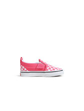 Load image into Gallery viewer, Vans (TD) Slip On V - Pink Checkboard