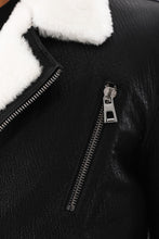 Load image into Gallery viewer, The Cortina Black Shearling Leather Men Jacket