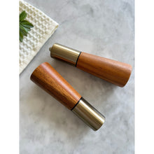 Load image into Gallery viewer, Portofino Acacia Salt and Pepper Grinders – Modern Wooden Kitchen Set