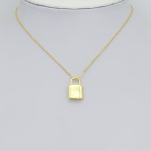 Load image into Gallery viewer, 18K Gold Color Padlock Charm Pendants, Dainty Lock Charms, Padlock Charm, 11x17mm, Sku#LK08