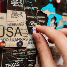 Load image into Gallery viewer, 3D Wooden World Map Urban