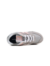 Load image into Gallery viewer, New Balance (PS) 574 - Rain Cloud/ Pink Haze