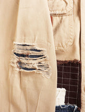 Load image into Gallery viewer, Smugglers Moon Button Up Woven Top - Khaki Plaid