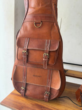 Load image into Gallery viewer, Personalized Leather Guitar Case