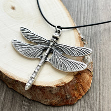 Load image into Gallery viewer, Boho Dragonfly Pendant Necklace Nature Inspired Statement Jewelry