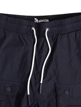 Load image into Gallery viewer, Makobi Colton Nylon Cargo Pants - Navy