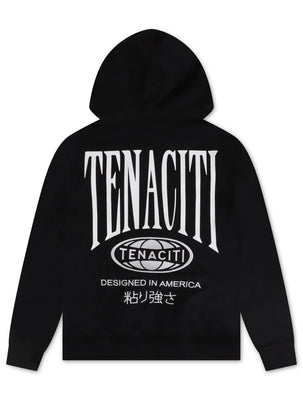 Tenaciti Designed in America Hoodie - Jet Black