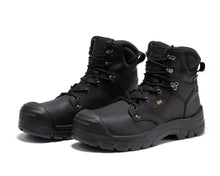 Load image into Gallery viewer, ROCKROOSTER Woodland Black 6 inch Waterproof Composite Toe Leather Work Boots AK662