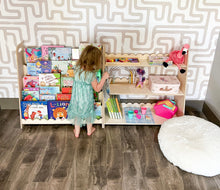 Load image into Gallery viewer, RAY+ROY- Scalloped Toy Shelf + Bookshelf