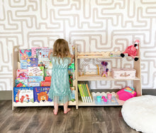 Load image into Gallery viewer, RAY+ROY- Scalloped Toy Shelf + Bookshelf