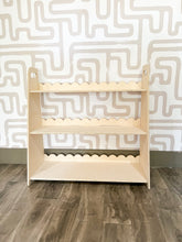 Load image into Gallery viewer, RAY- Scalloped Toy Shelf