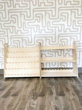 Load image into Gallery viewer, RAY+ROY- Scalloped Toy Shelf + Bookshelf