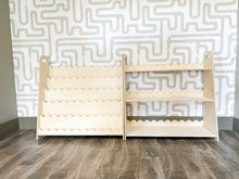 Load image into Gallery viewer, RAY+ROY- Scalloped Toy Shelf + Bookshelf
