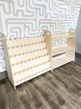 Load image into Gallery viewer, RAY+ROY- Scalloped Toy Shelf + Bookshelf