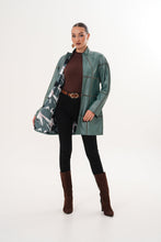 Load image into Gallery viewer, The Prado Reversible Green Leather Women Jacket